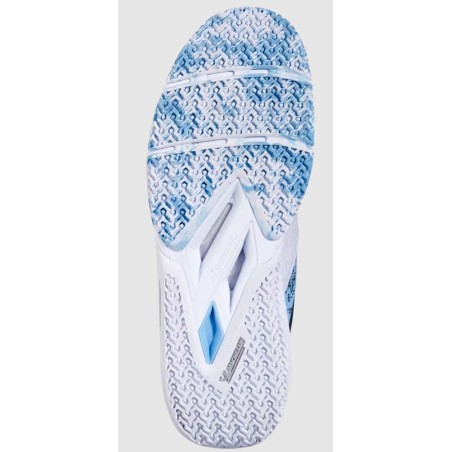 Chaussures Padel BABOLAT Homme MOVEA Blanc / Bleu PE 2025