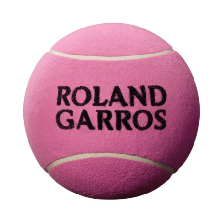 Balle WILSON Djumbo Ball Géante ROLAND Garros Rose