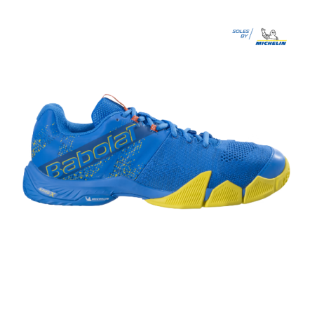 Chaussures Padel BABOLAT Homme MOVEA Bleu / Jaune / Orange PE 2024