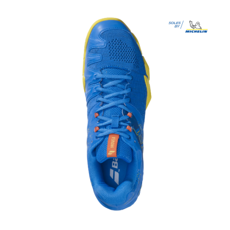 Chaussures Padel BABOLAT Homme MOVEA Bleu / Jaune / Orange PE 2024