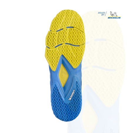 Chaussures Padel BABOLAT Homme MOVEA Bleu / Jaune / Orange PE 2024