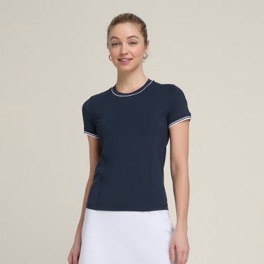 T-Shirt WILSON Femme TEAM SEAMLESS Bleu / Blanc...
