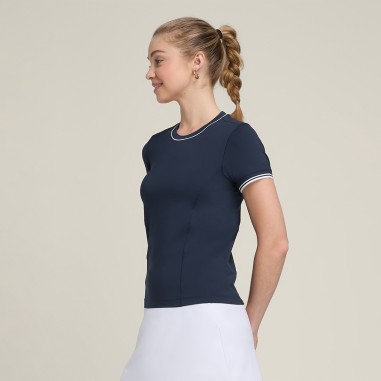 T-Shirt WILSON Femme TEAM SEAMLESS Bleu / Blanc...