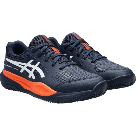 Chaussures ASICS Junior GEL-RESOLUTION X GS Terre Battue Marine / Orange PE 2025