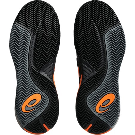 Chaussures ASICS Homme GEL-RESOLUTION X Terre Battue Noir / Orange PE 2025