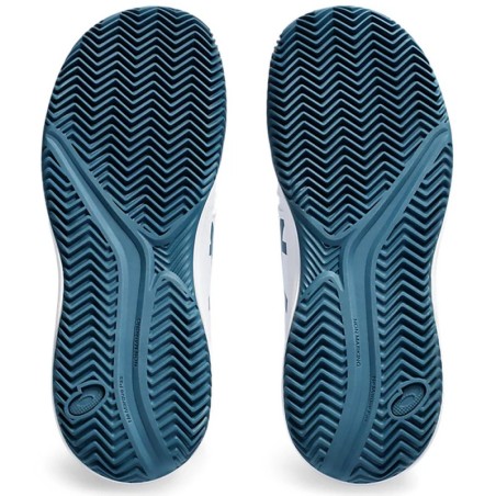 Chaussures ASICS Junior GEL-RESOLUTION 9 GS Terre Battue Blanc / Bleu AH 2023