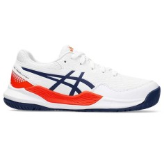 Chaussures ASICS Junior GEL-RESOLUTION 9 GS Blanc / Bleu...