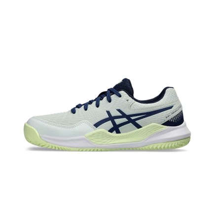 Chaussures ASICS Junior GEL-RESOLUTION 9 GS Terre Battue Blanc / Jaune PE 2024
