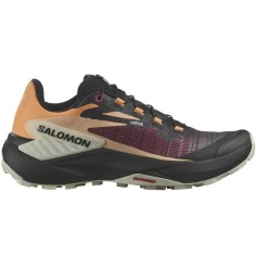 Chaussures Running SALOMON Femme GENESIS Noir / Orange /...