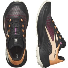 Chaussures Running SALOMON Femme GENESIS Noir / Orange /... 2