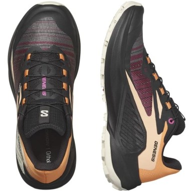 Chaussures Running SALOMON Femme GENESIS Noir /...