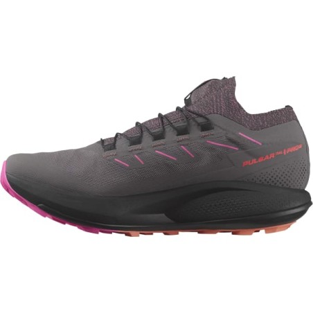 Chaussures Running SALOMON Femme PULSAR TRAIL PRO 2 Gris / Rose / Noir AH 2023