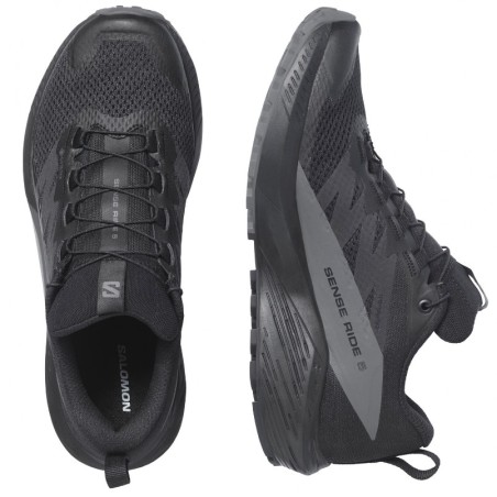 Chaussures Running SALOMON Femme SENSE RIDE 5 GTX Gris / Noir AH 2023