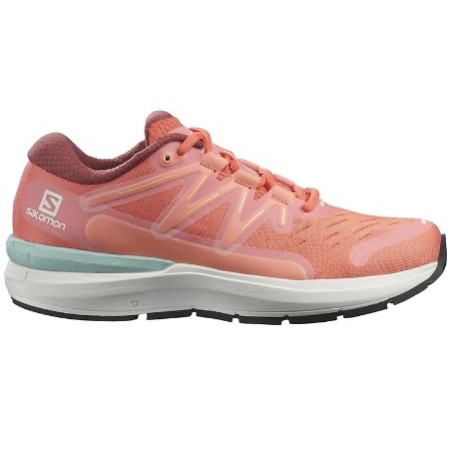 Chaussures Running SALOMON Femme SONIC 3 CONFIDENCE Corail / Blanc AH 2021