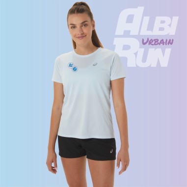 T-Shirt ASICS Running Femme CORE SS TOP Bleu...