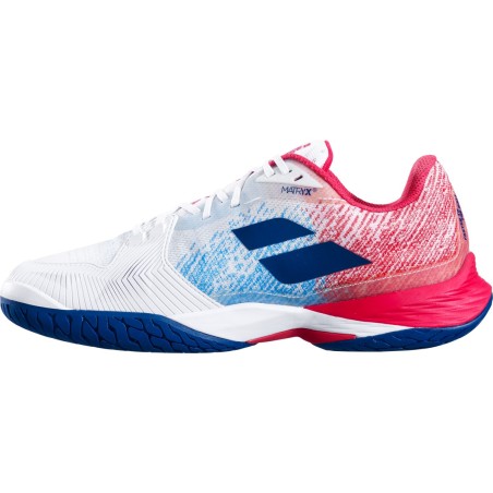 Chaussures BABOLAT Homme JET MACH 3 Toutes Surfaces Rouge / Blanc PE 2024