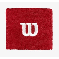 Poignets Eponge WILSON Rouge / Blanc x2 PE 2023