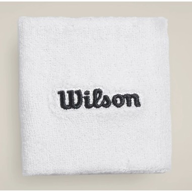 Poignets Eponge WILSON WRISTBAND Blanc / Noir 2025