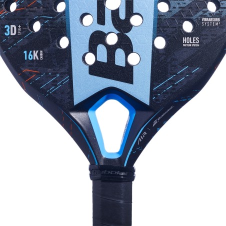 Raquette Padel BABOLAT AIR VIPER Bleu / Noir (355 g) 2024