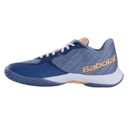 Chaussures BABOLAT Femme SHADOW SPIRIT 2 Indoor Gris / Corail PE 2025