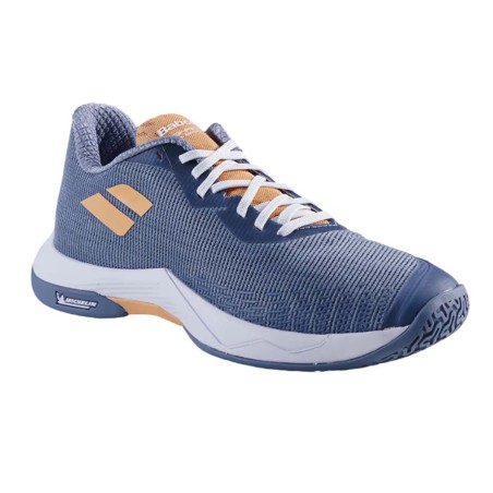 Chaussures BABOLAT Femme SHADOW SPIRIT 2 Indoor Gris / Corail PE 2025