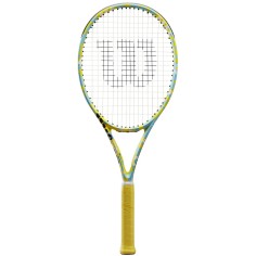Raquette WILSON CLASH 100 V2 MINIONS (295 g) Jaune / Bleu...