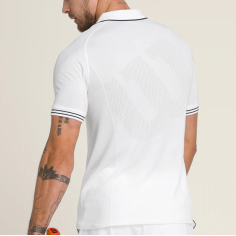 Polo WILSON Homme PLAYERS SEAMLESS Blanc 2024 2