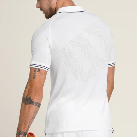 Polo WILSON Homme PLAYERS SEAMLESS Blanc 2024