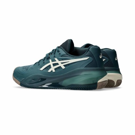 Chaussures ASICS Homme GEL-RESOLUTION X Terre Battue Vert / Marron PE 2025
