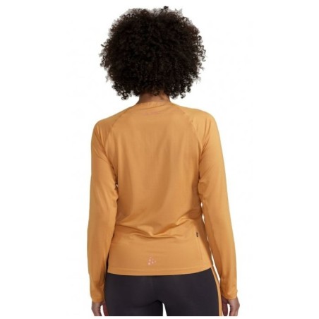 T-Shirt Running ML CRAFT Femme PRO TRAIL WIND Orange PE 2023