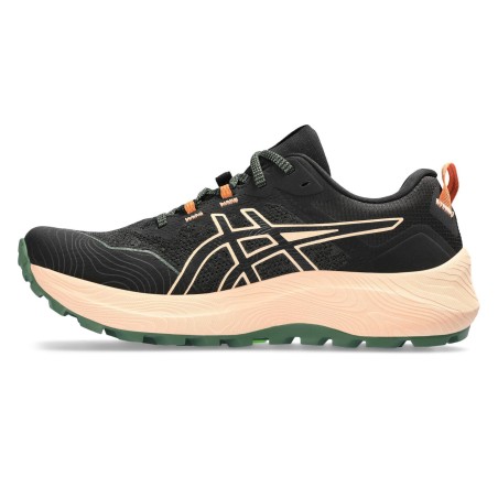 Chaussures Running ASICS Femme GEL-TRABUCO 11 Noir / Saumon / Vert AH 2023