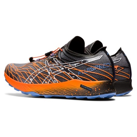 Chaussures Running ASICS Homme FUJISPEED Noire / Orange PE 2022