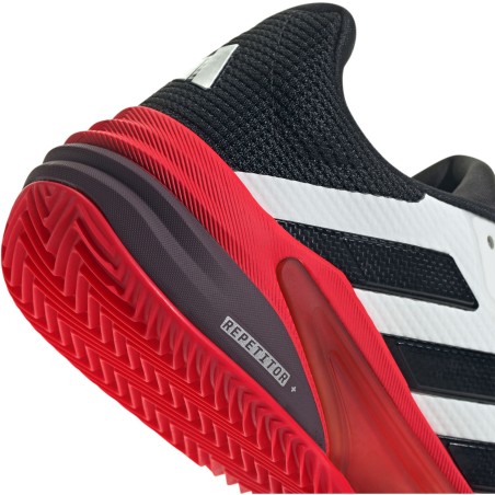 Chaussures ADIDAS Homme BARRICADE Toutes Surfaces Blanc / Noir AH 2024
