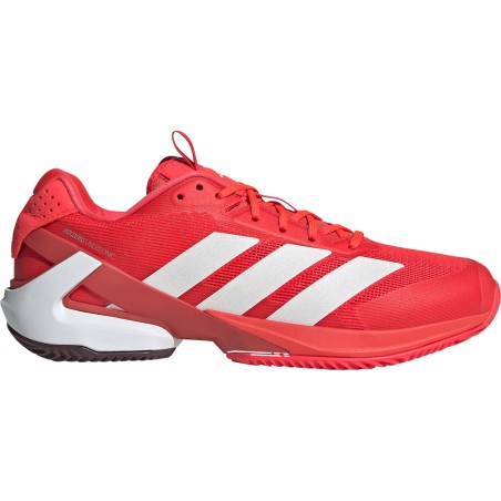 Chaussures ADIDAS Homme ADIZERO UBERSONIC 5 Terre Battue Rouge / Blanc PE 2025