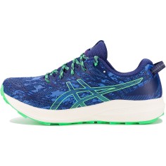 Chaussures Running ASICS Homme FUJI LITE 3 Bleu / Vert AH... 2