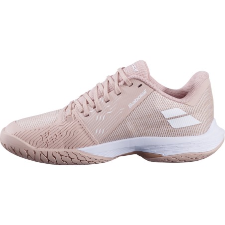Chaussures BABOLAT Femme JET TERE 2 Toutes Surfaces Rose / Blanc PE 2025