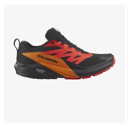 Chaussures Running SALOMON Homme SENSE RIDE 5 GTX Orange / Noir AH 2023