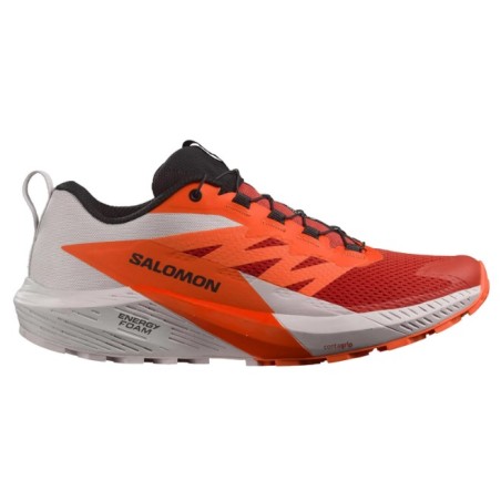 Chaussures Running SALOMON Homme SENSE RIDE 5 Orange / Gris PE 2023