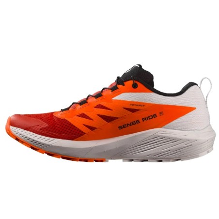 Chaussures Running SALOMON Homme SENSE RIDE 5 Orange / Gris PE 2023