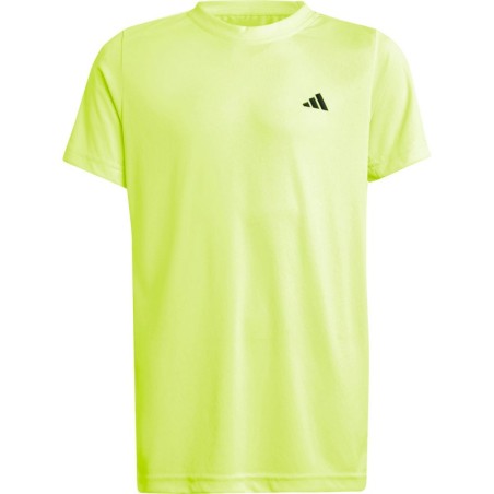 T-Shirt ADIDAS Garçon CLUB TEE Junior Jaune Fluo PE 2025