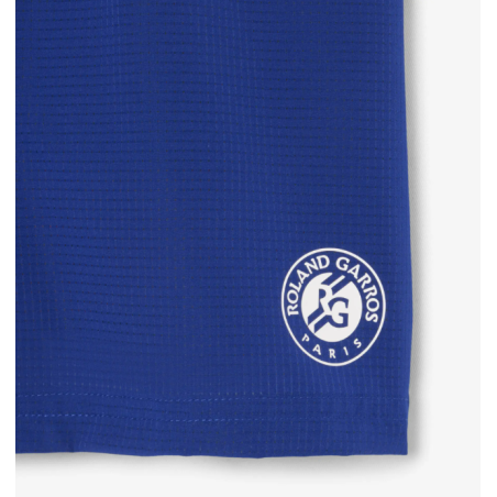 Short LACOSTE Homme Roland Garros Bleu / Rose PE 2025