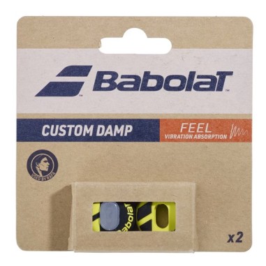 Antivibrateur BABOLAT CUSTOM DAMP Noir / Jaune...