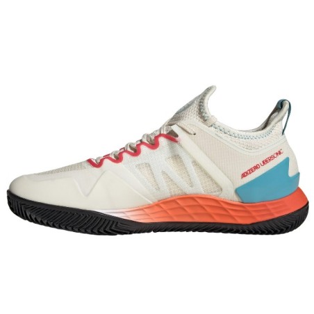 Chaussures ADIDAS Homme ADIZERO UBERSONIC 4M Terre Battue Blanc / Bleu PE 2023