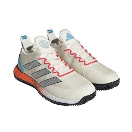 Chaussures ADIDAS Homme ADIZERO UBERSONIC 4M Terre Battue Blanc / Bleu PE 2023