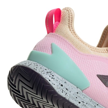 Chaussures ADIDAS Homme ADIZERO UBERSONIC 4.1 Toutes Surfaces Blanc/Rose PE 2024