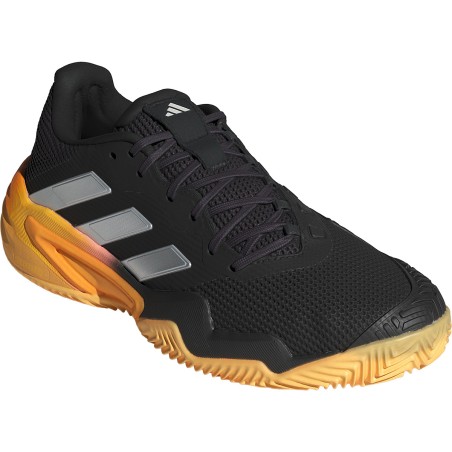 Chaussures ADIDAS Homme BARRICADE Terre Battue PARIS Noir / Orange PE 2024