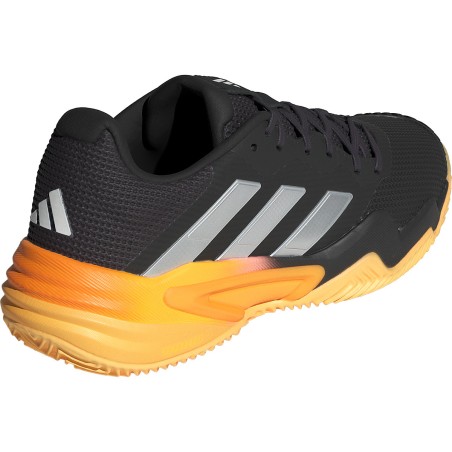 Chaussures ADIDAS Homme BARRICADE Terre Battue PARIS Noir / Orange PE 2024