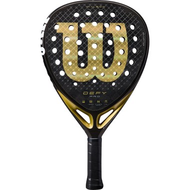 Raquette Padel WILSON DEFY PRO V1 Noir / Doré...