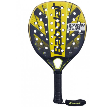 Raquette Padel BABOLAT COUNTER VIPER Jaune / Noir (365 g) 2024