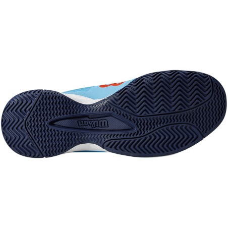 Chaussures WILSON Junior Rush Pro JR QL QuickLace Bleu / Orange PE 2020